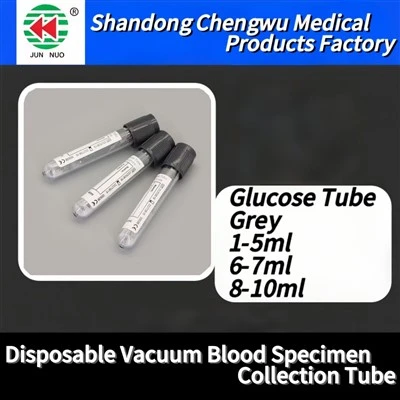 Disposable Vacuum Blood Collection Grey Gulcose Tube